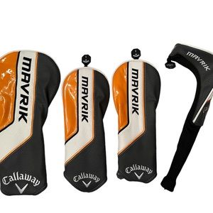NEW. 4pc set Callaway Golf Mavrik Head Cover. Original